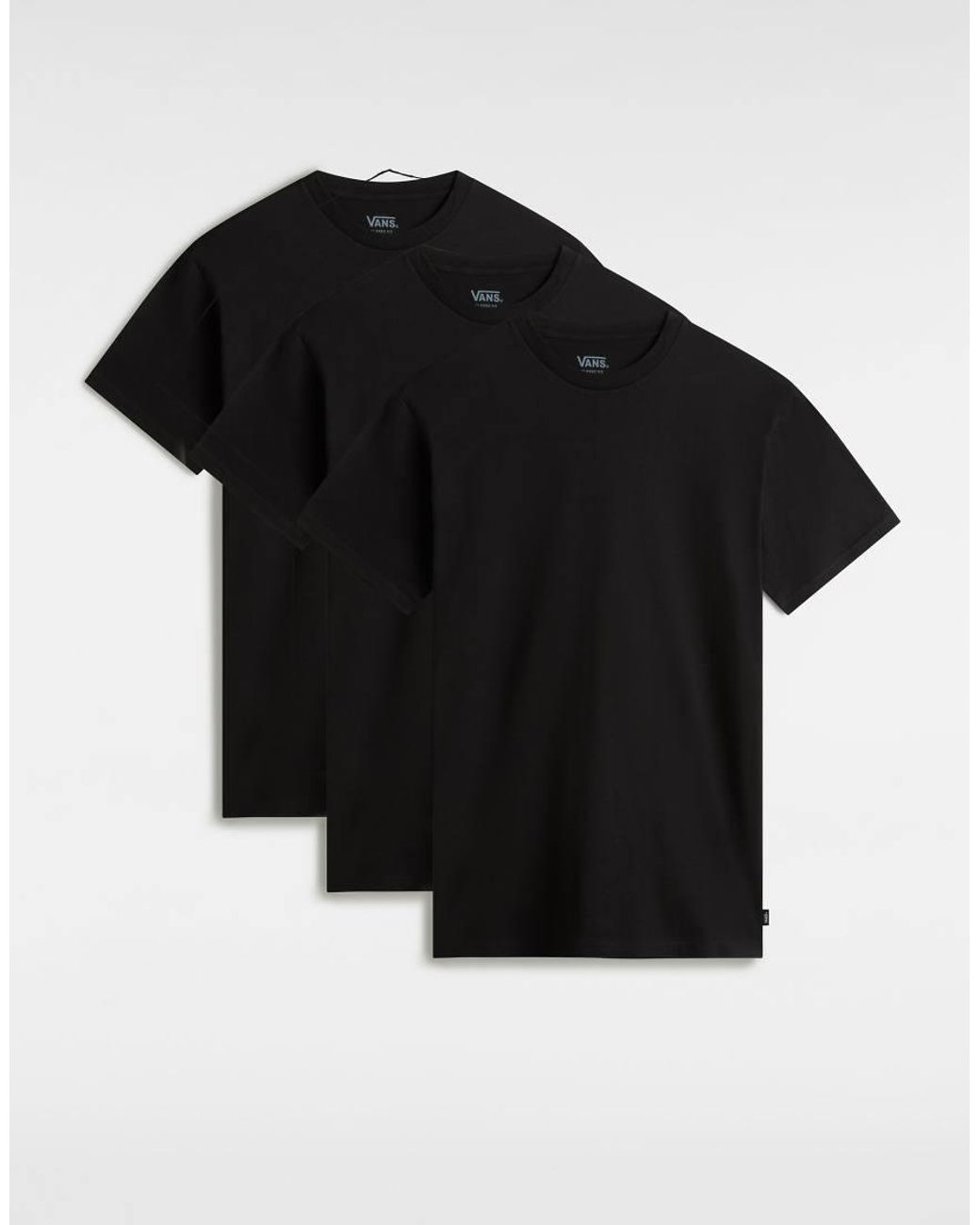 Vans Black Basic Tee 3X Multipack for men