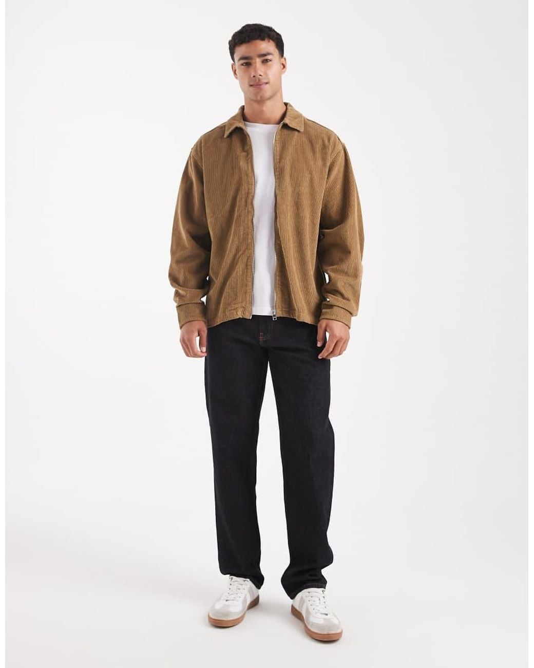 JJ Rebel Brown Cord Overshirt for men