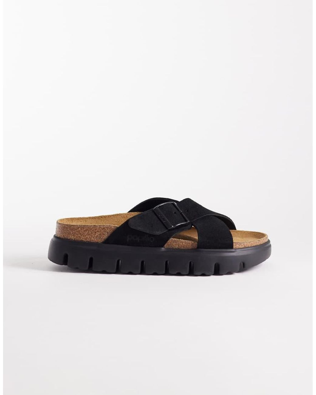Birkenstock Blue Siena Chunky Suede Sandals