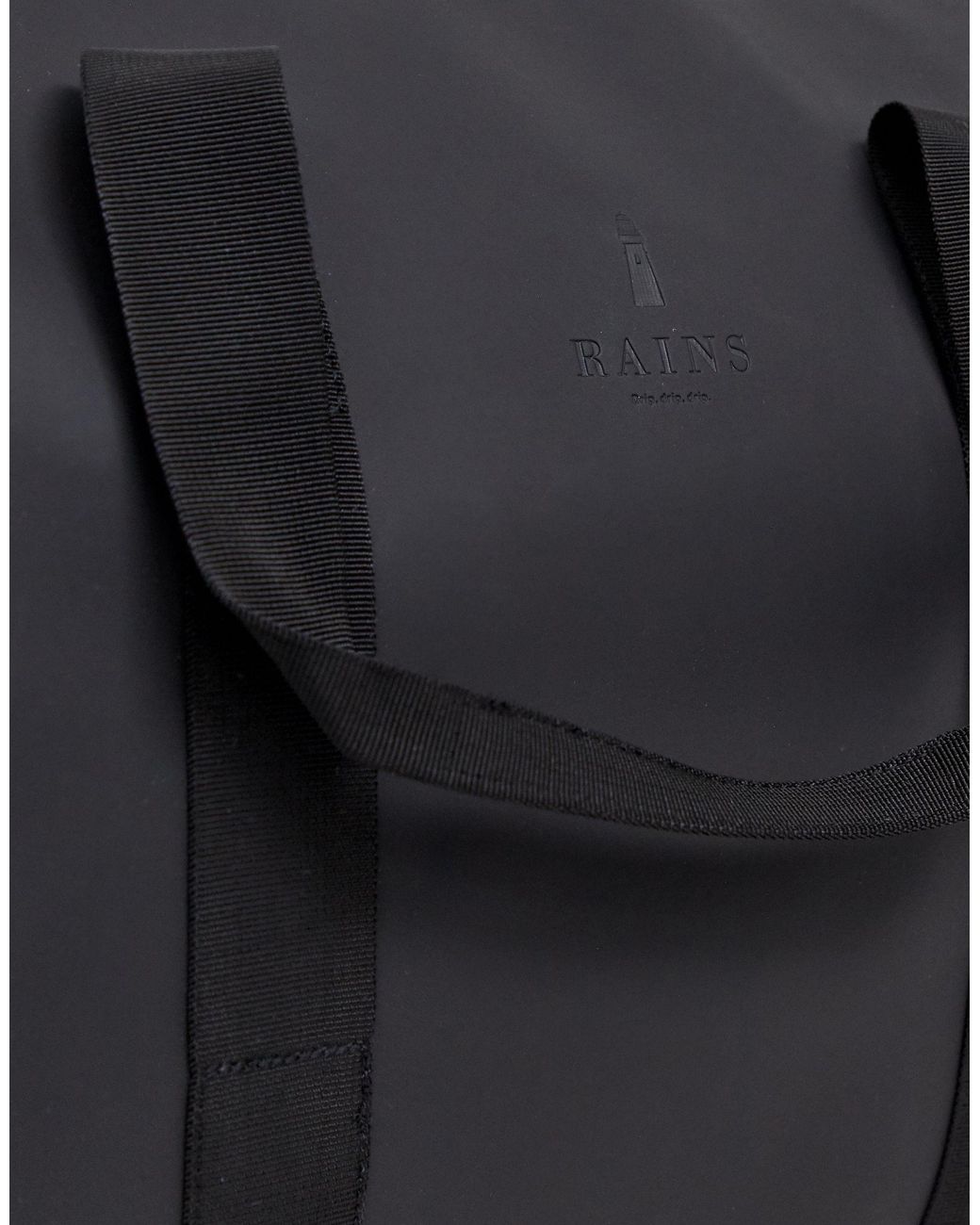 rains 1320 weekend waterproof duffel bolsa in black