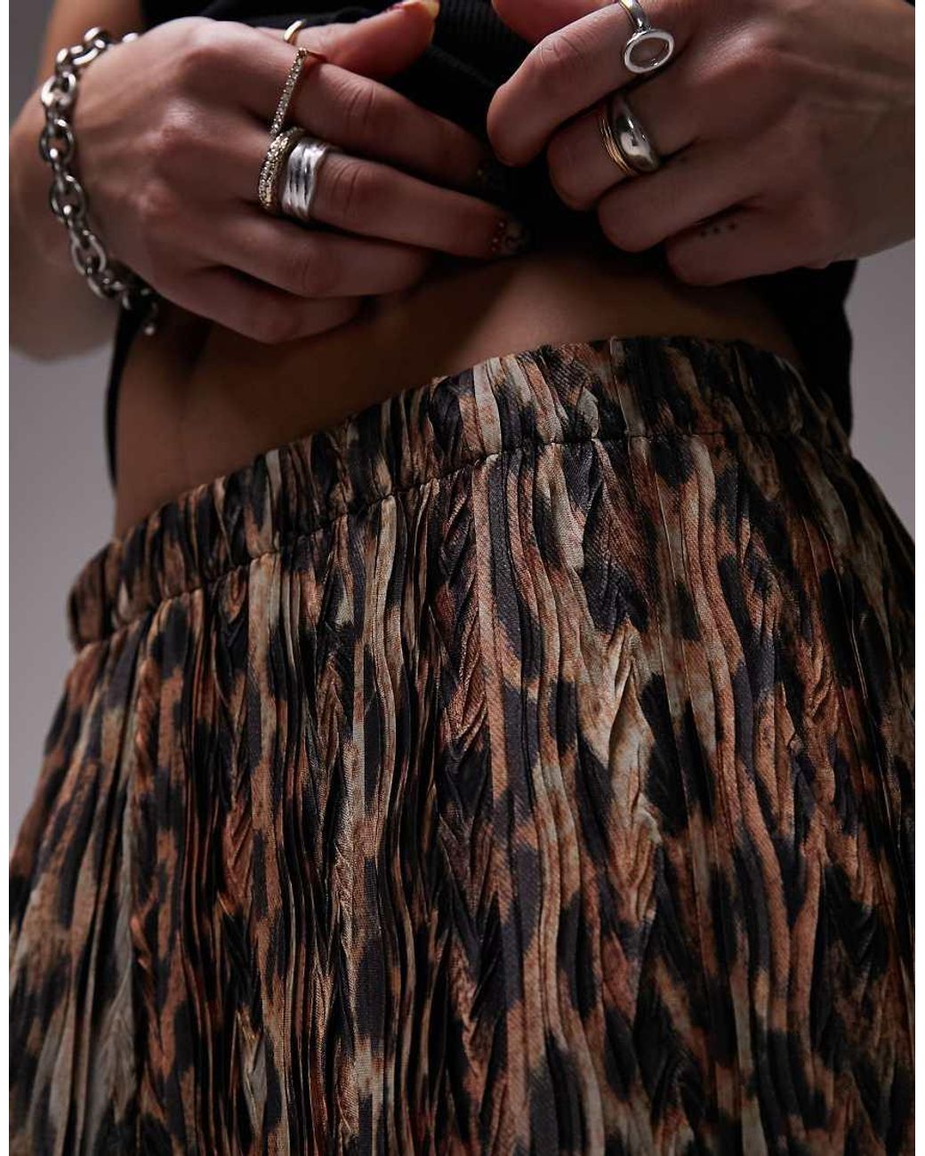 Leopard print earrings topshop best sale