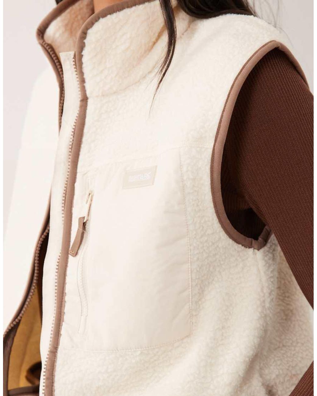 Regatta Natural Cosy Frankie Borg Longline Bodywarmer