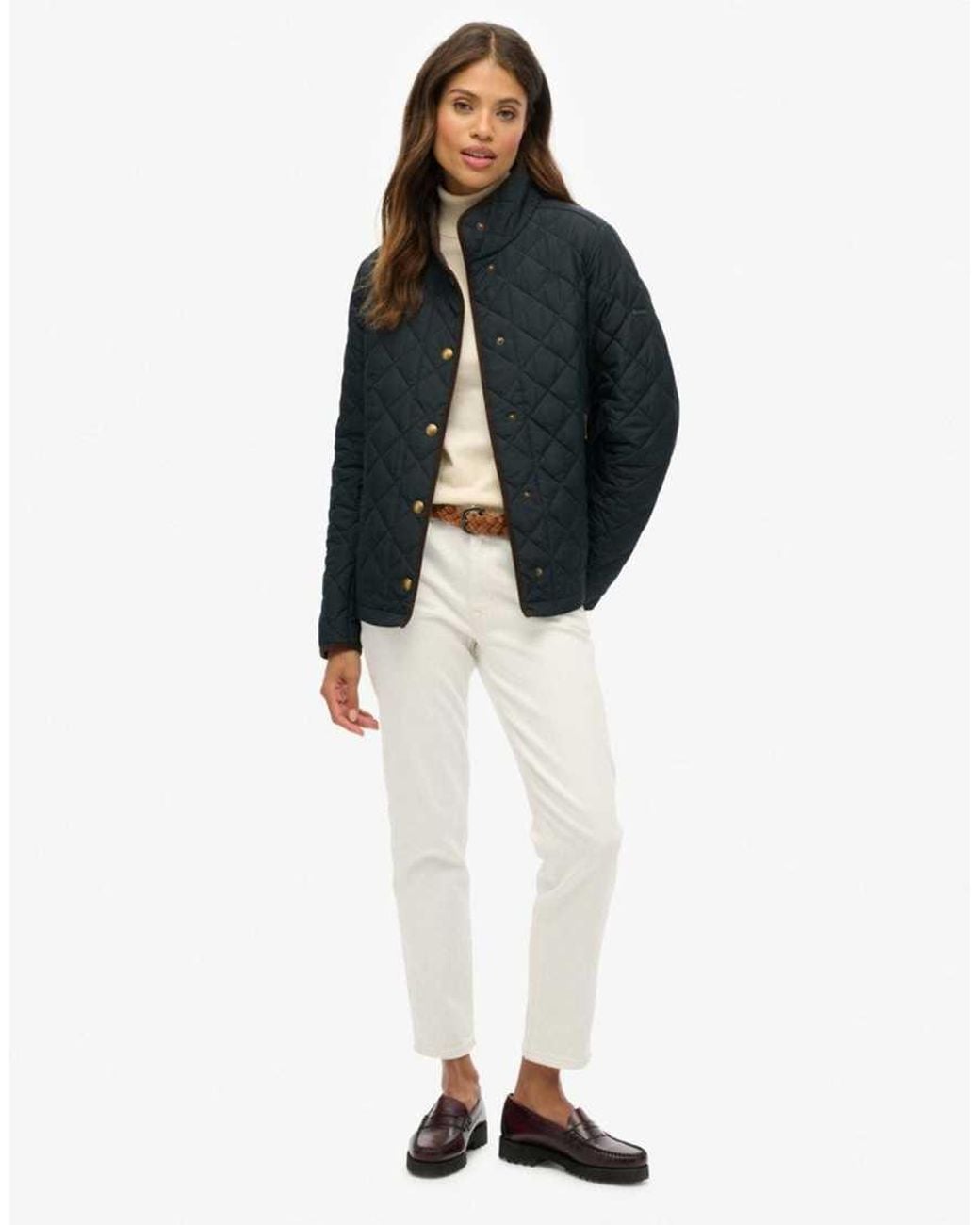 Superdry Blue Estate Country Liner Jacket