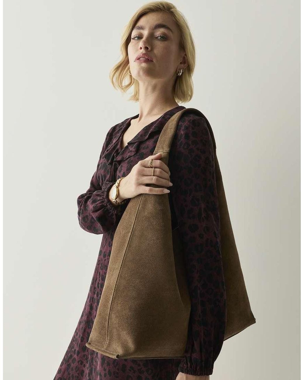 Regatta Natural Suede Style Shoulder Bag