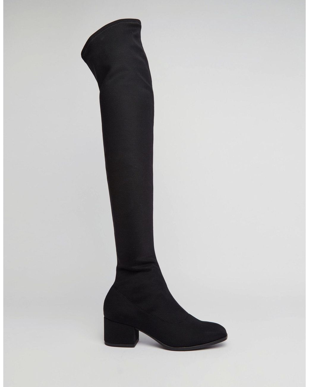 Vagabond Shoemakers Daisy Over The Knee Boots - Black Textile | Lyst