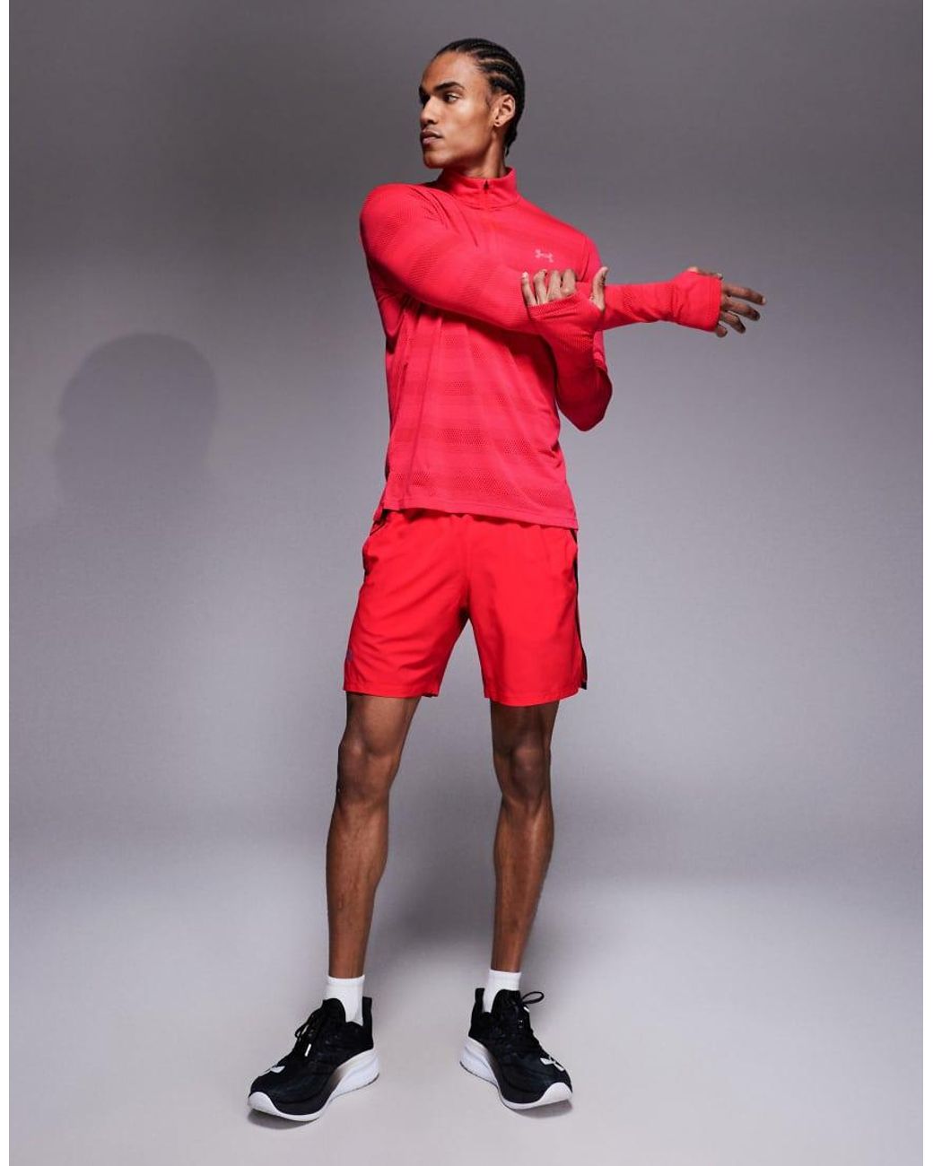 Under Armour Red Velociti 1/4 Zip Top for men