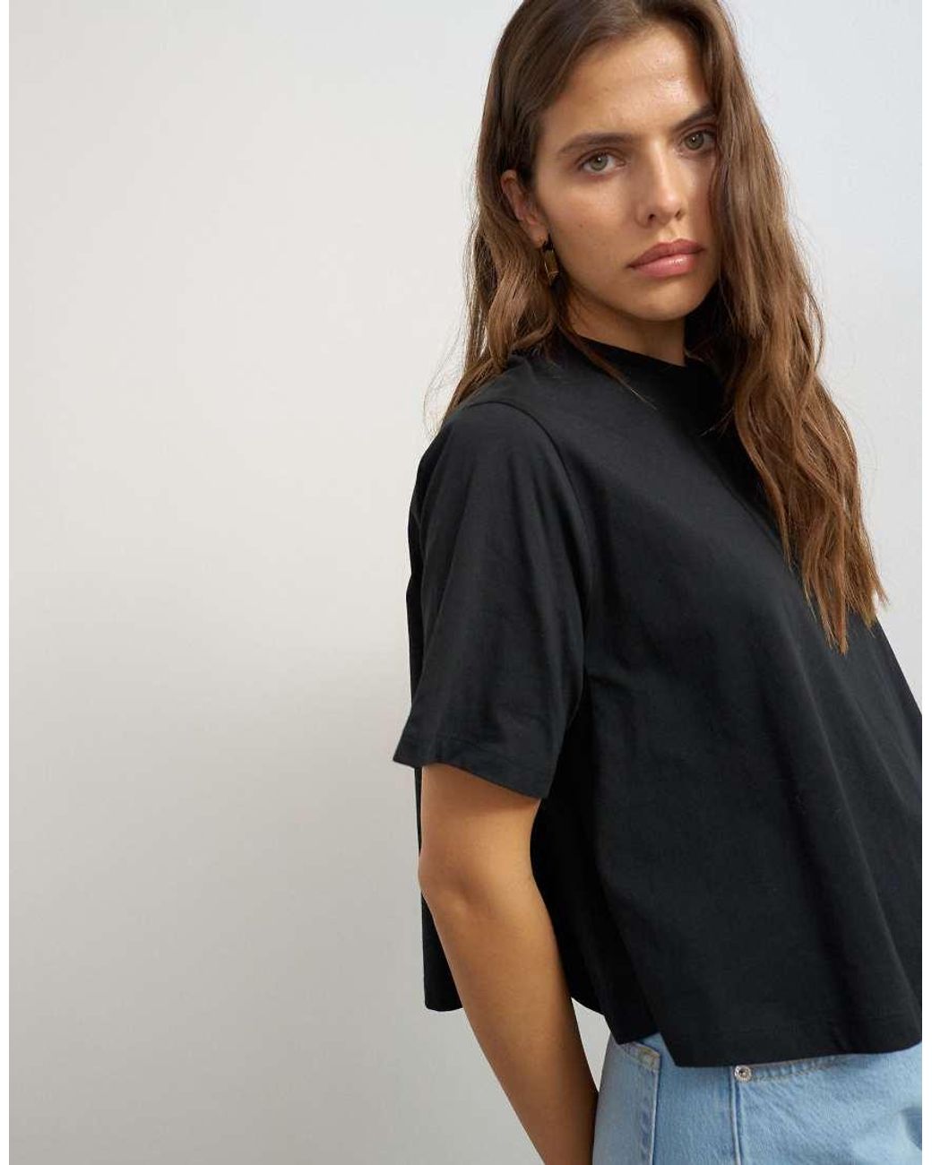 TOPSHOP Blue Trapeze Tee