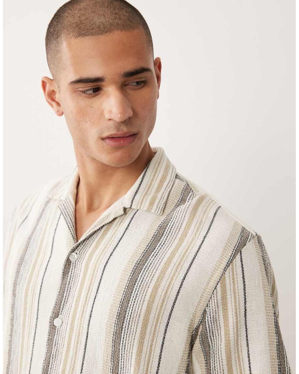 SELECTED Natural Textu Shirt for men