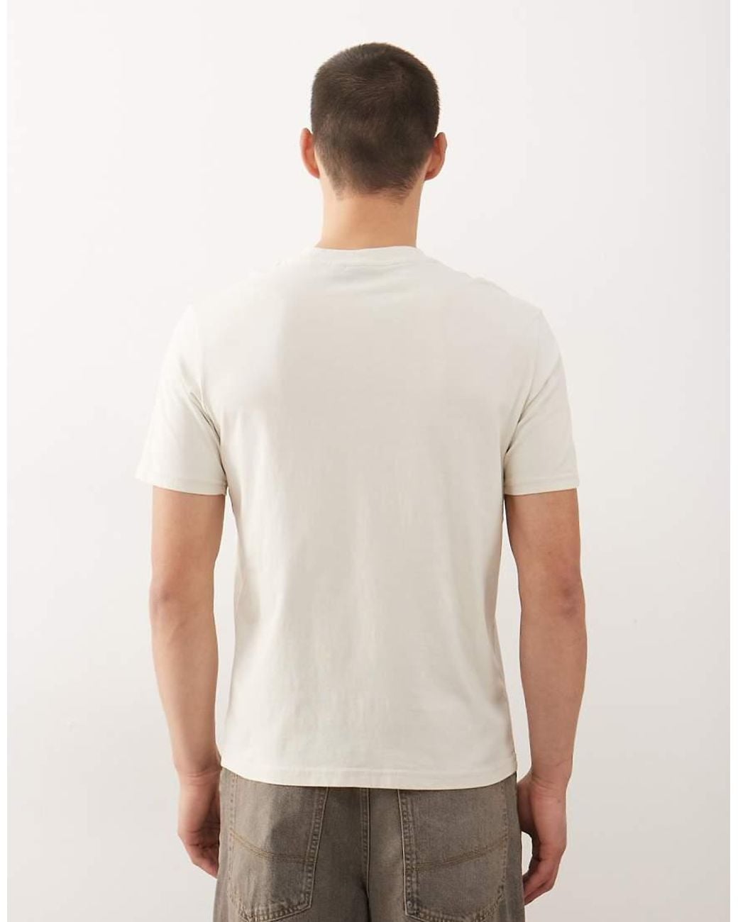 Napapijri White Small Logo T-shirt for men