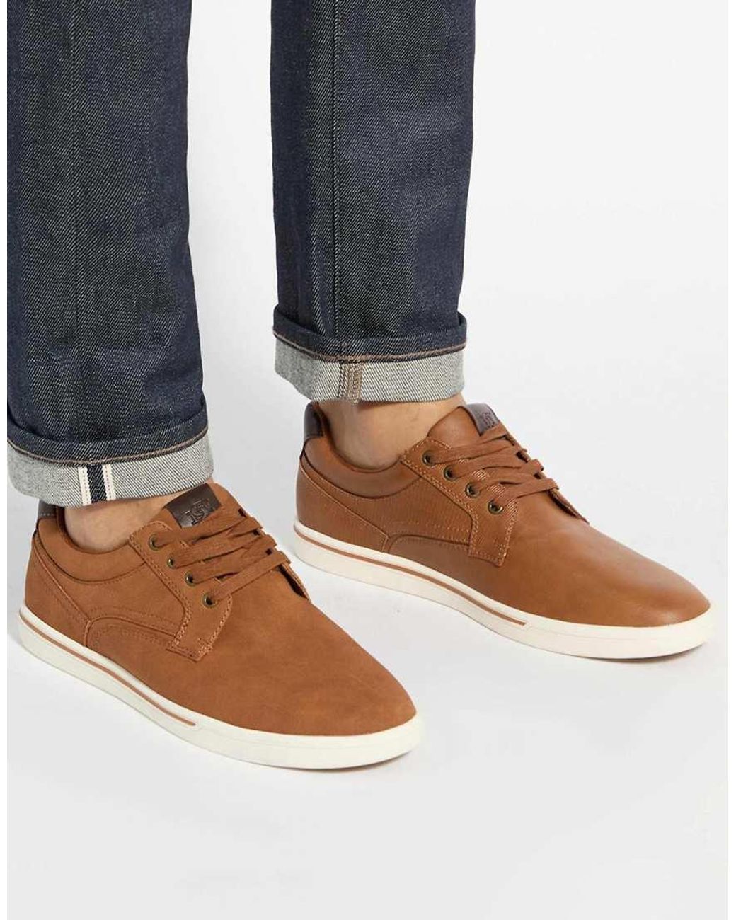 Dune Brown Tommus Trainers for men
