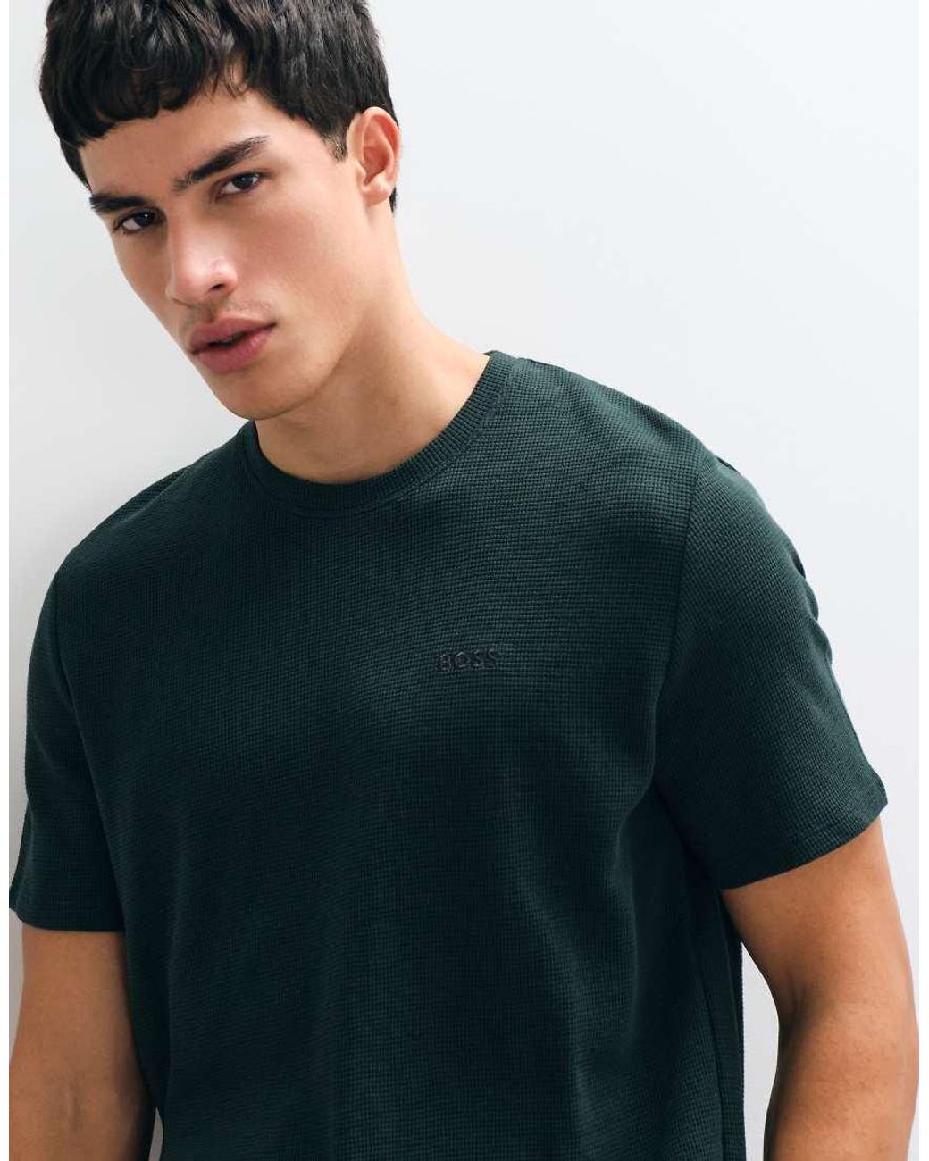 Boss Black Co-Ord Waffle T-Shirt for men