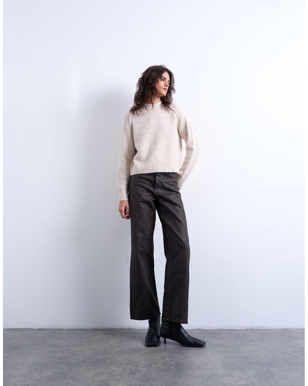 TOPSHOP Brown – strickpullover