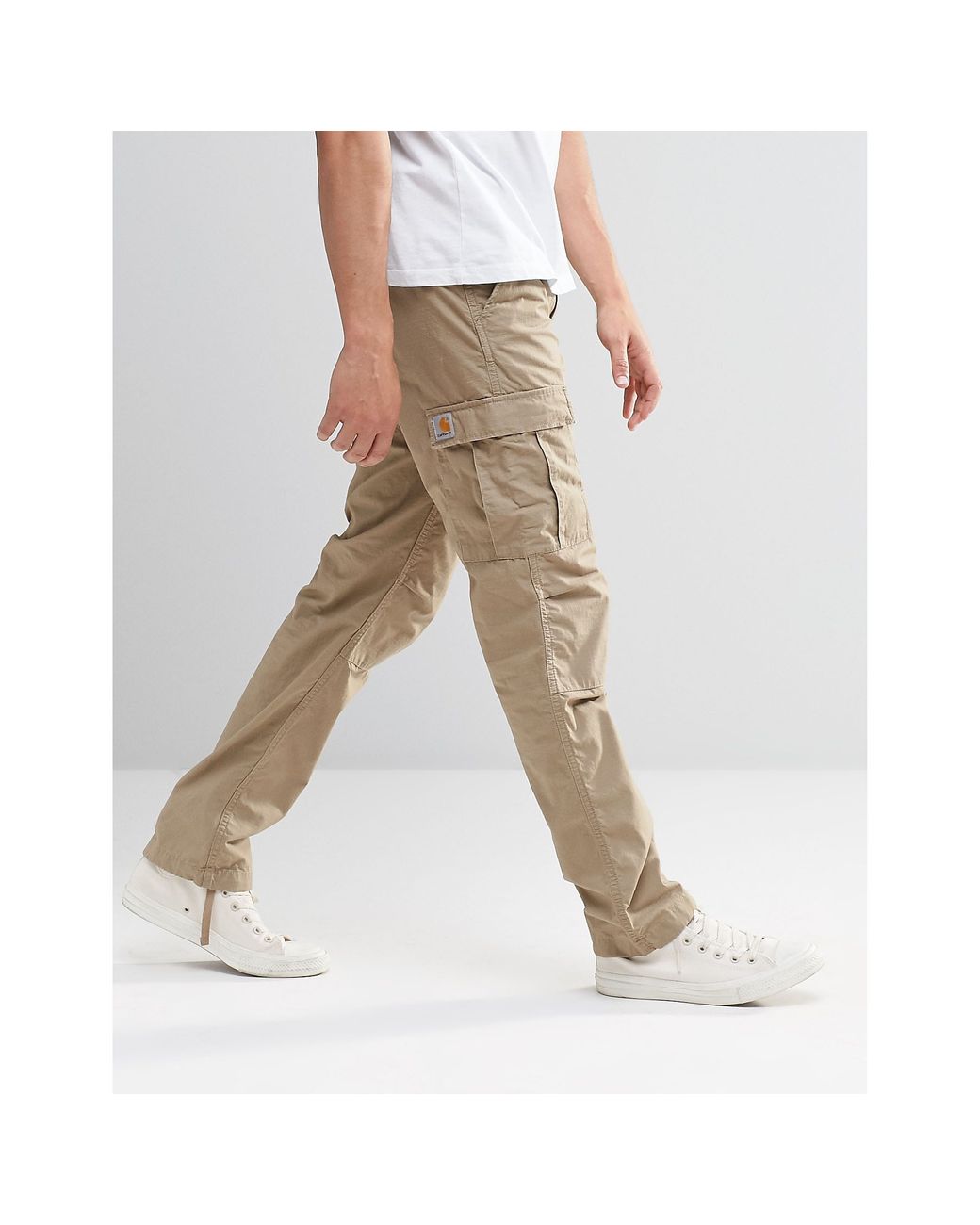 Carhartt WIP Cotton Aviation Cargo Pants in Beige (Gray) for Men | Lyst