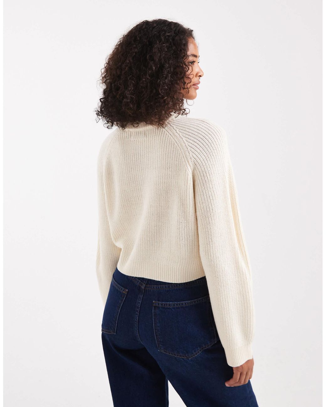 Pull ras Brave Soul en coloris White