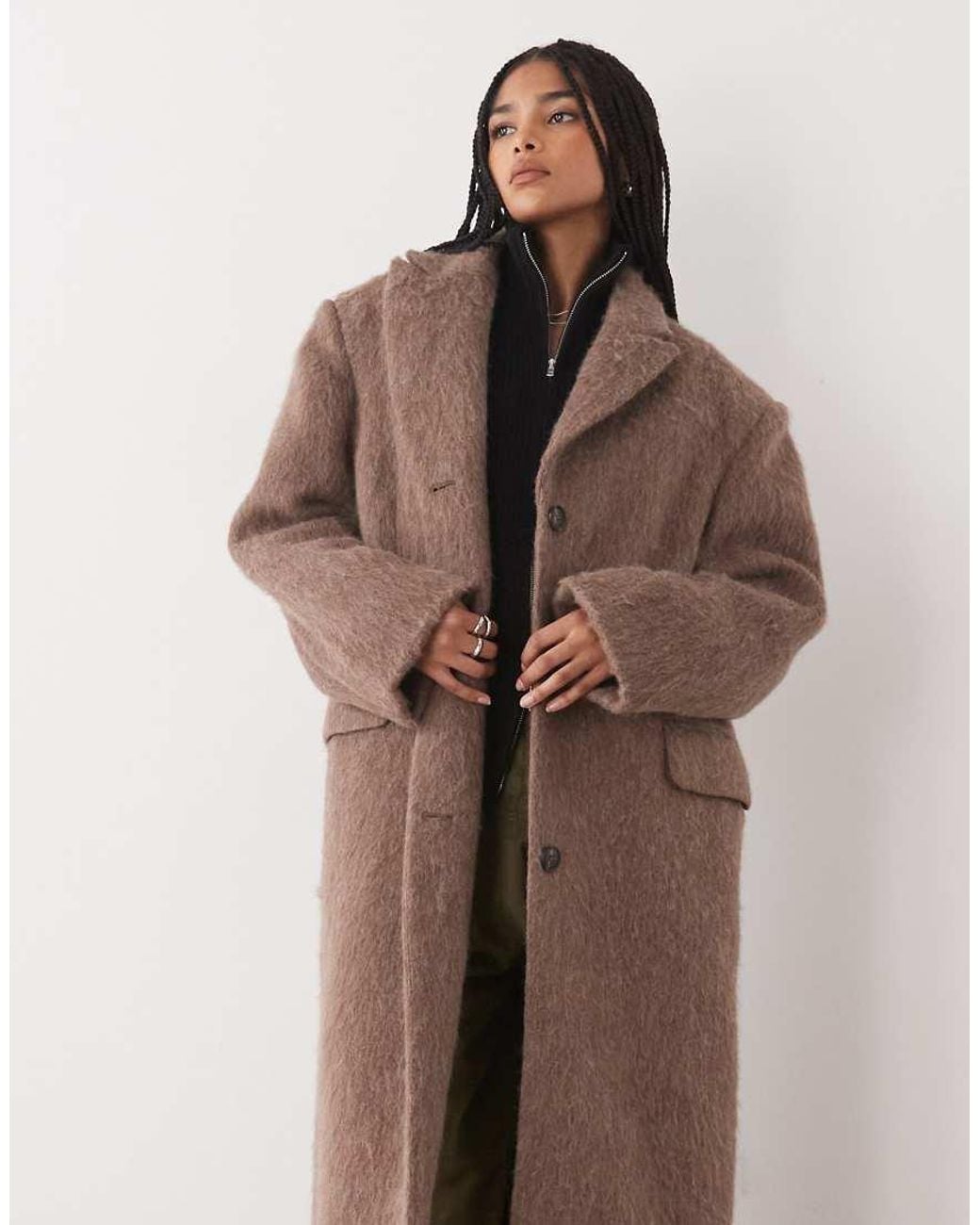 Cappotto Oversize di Weekday in Brown