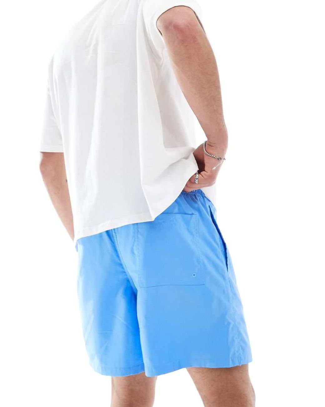 Nike White Club Woven Shorts for men