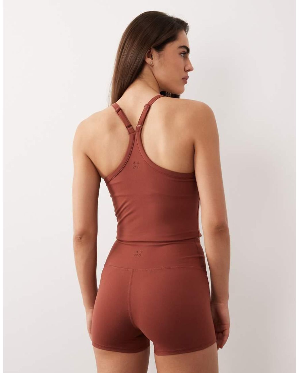 4505 Red Icon High Waist 3 Inch Booty Short