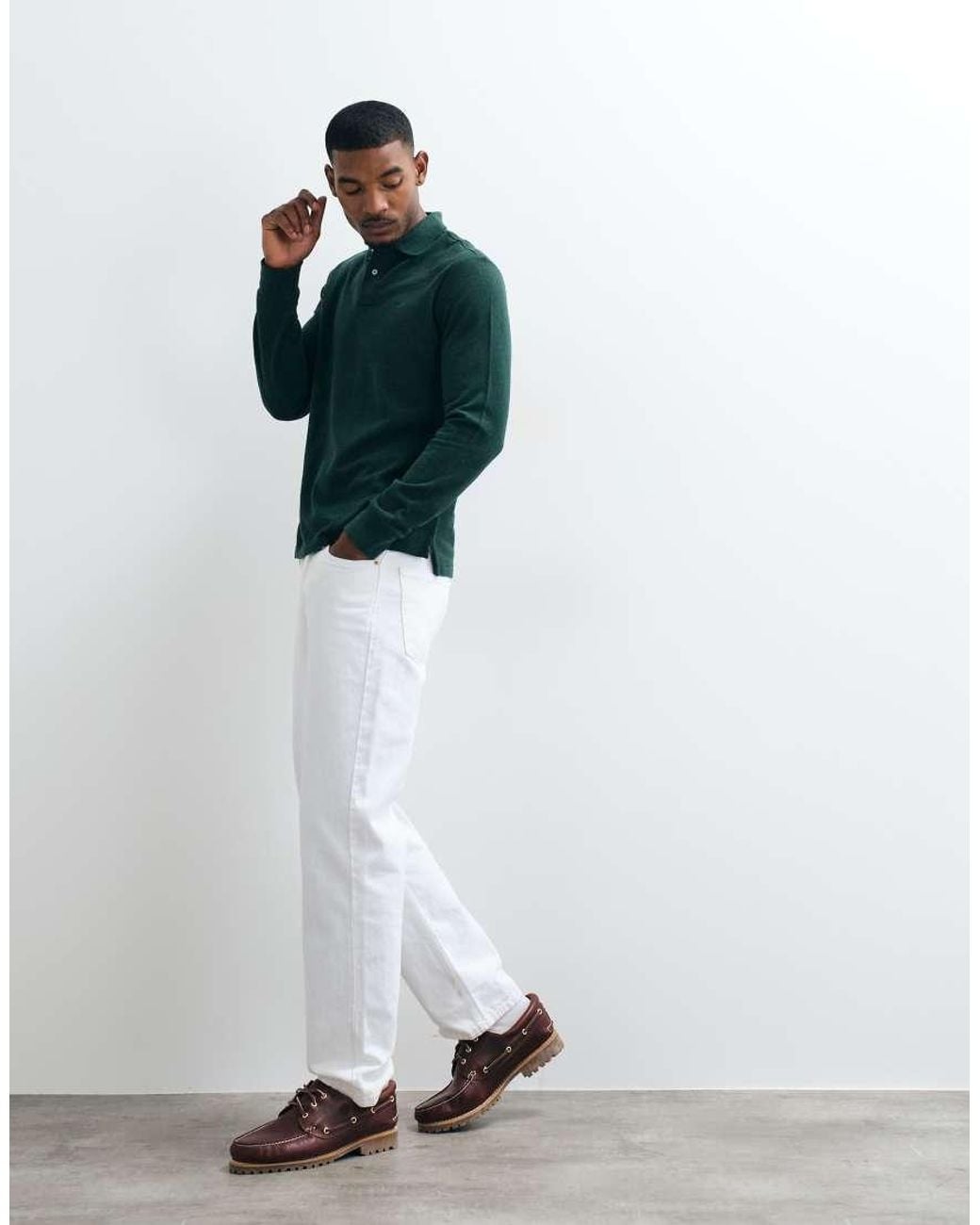 Polo Ralph Lauren Green Icon Logo Custom Slim Fit Polo Shirt for men