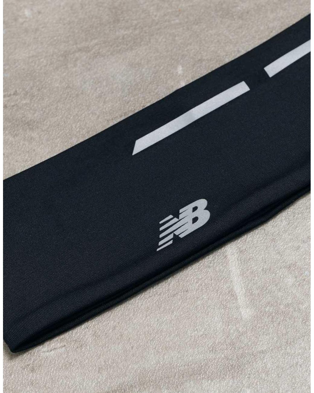 New Balance White Performance Lightweight Headband