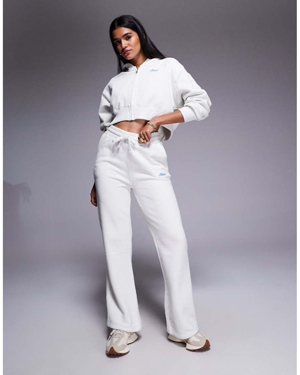Good For Nothing Blue Relaxed Wide Leg Jogger
