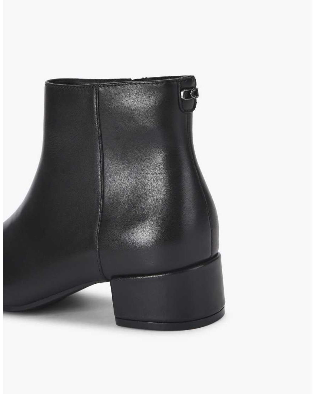 Carvela Kurt Geiger Black Gaia Low Ankle Boots