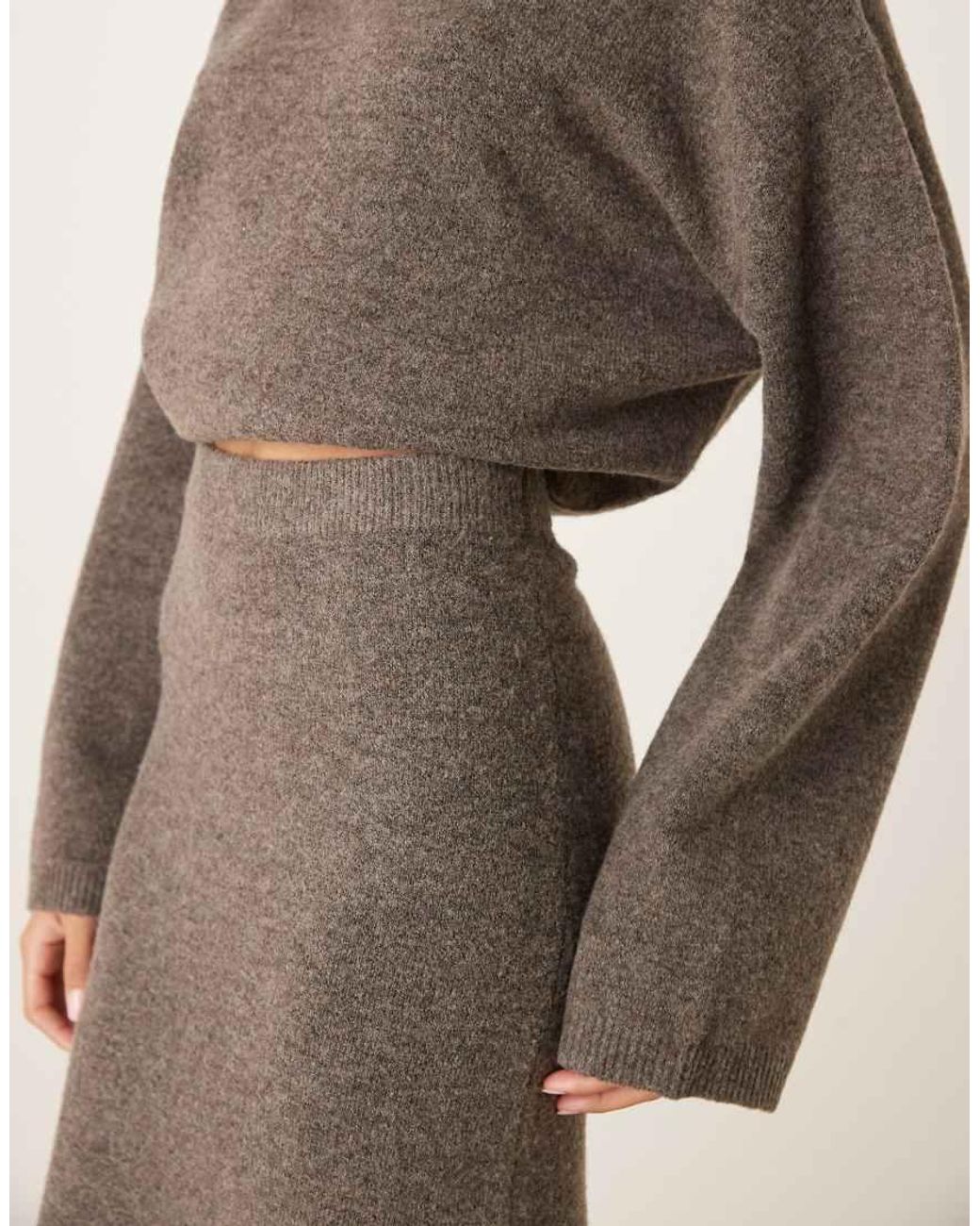 Gonna Lunga di ASOS in Natural