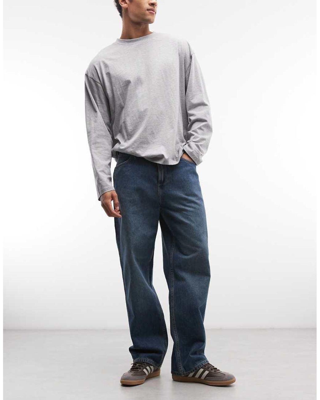 Timberland Blue Back Embroidered Tree Logo Denim Pant for men