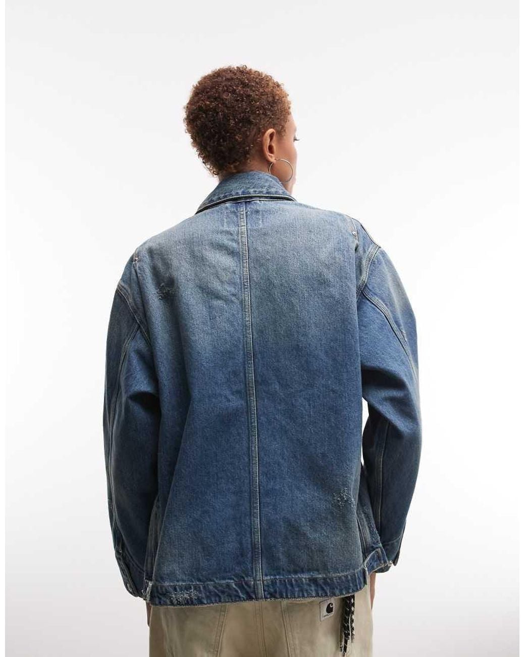 Carhartt Blue Og Arctic Denim Jacket