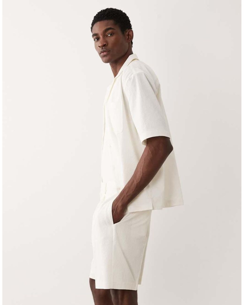 ASOS Natural Dressy Regular Shorts for men