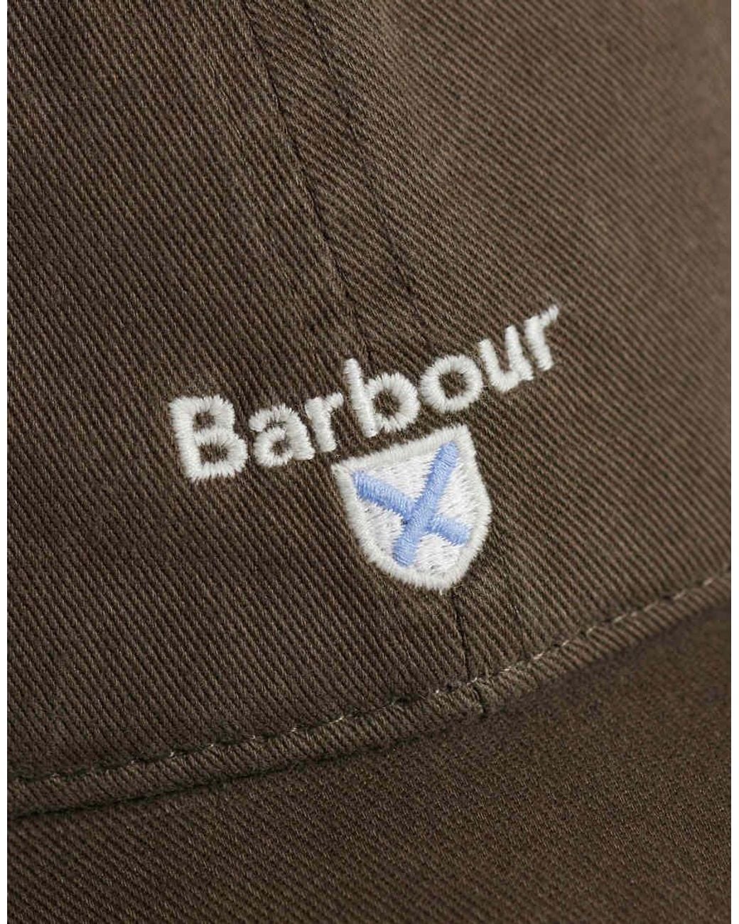 Barbour Brown Cascade Logo Cap for men