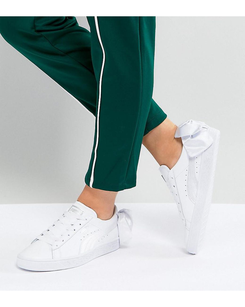 puma bow back trainers