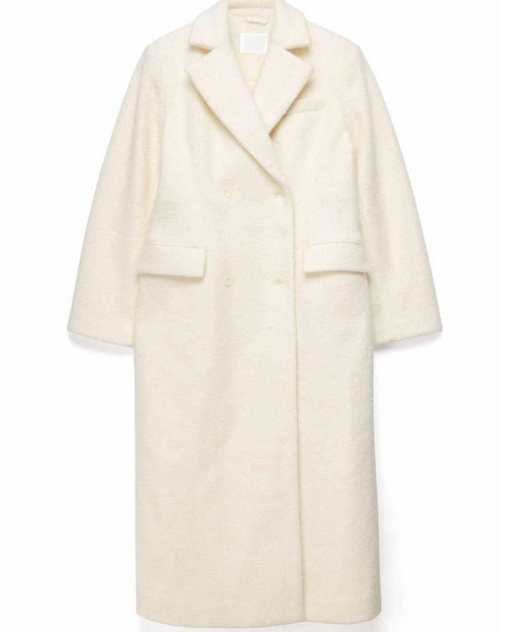 NA-KD Natural Double Breasted Structured Coat