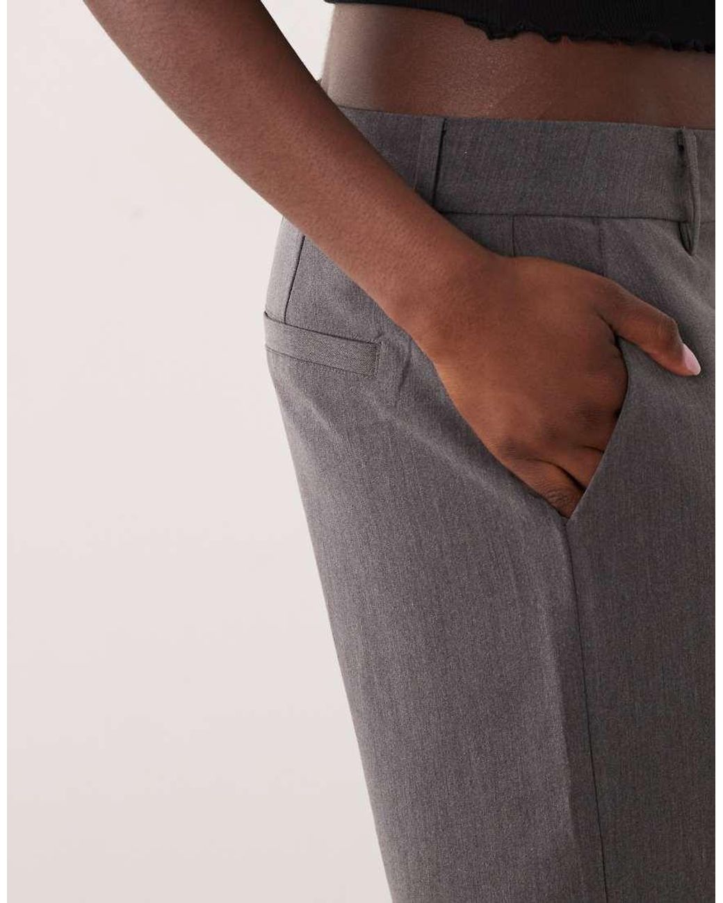 Cotton On Gray Saskia Suiting Trouser
