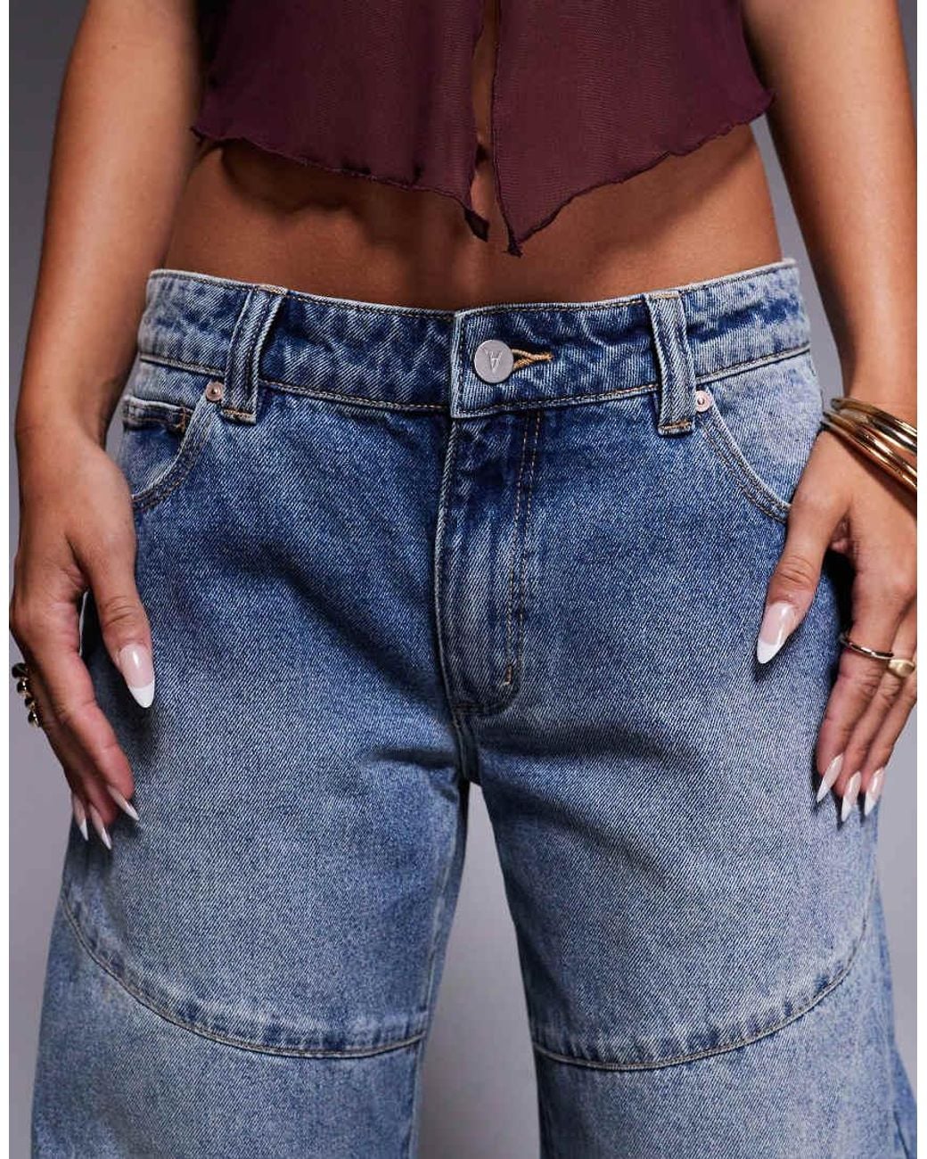 Abrand Jeans Blue 99 Low Barrel Jeans