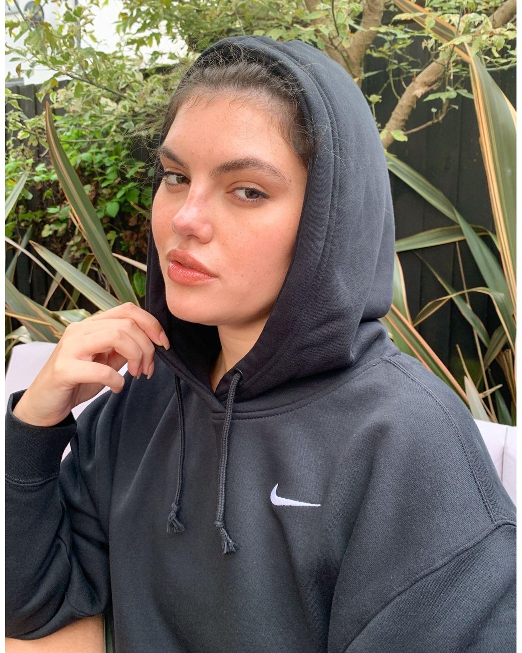 mini swoosh hoodie