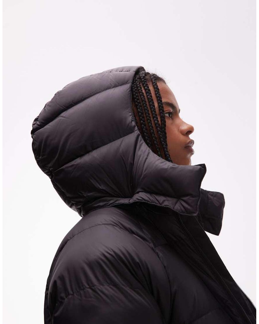 The North Face Black Hydrenalite City Long Down Hooded Parka