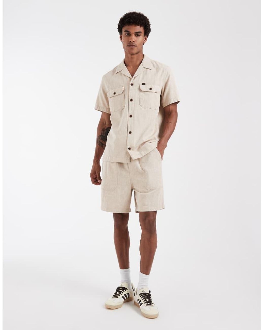 Lee Jeans Utility Overshirt in het Natural voor heren