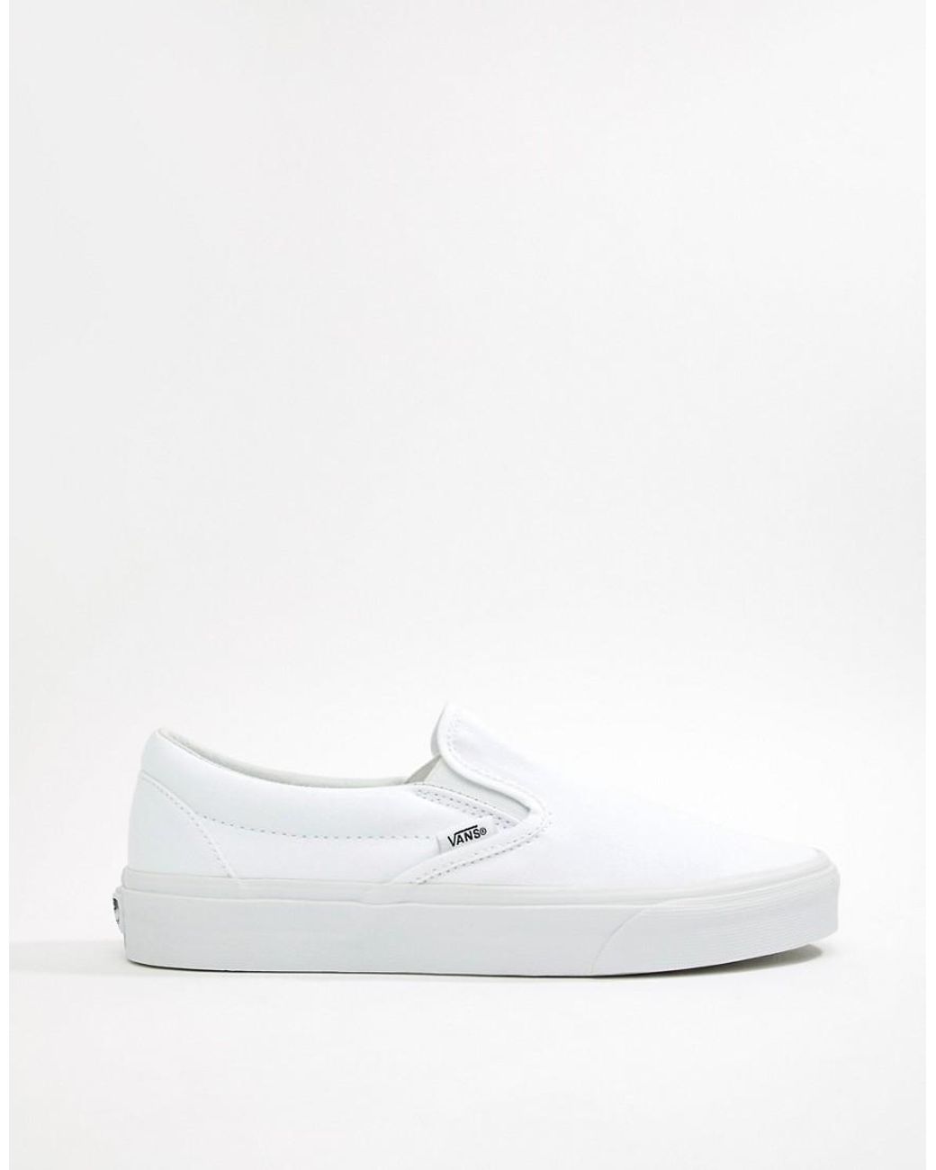vans blancas sin cordones
