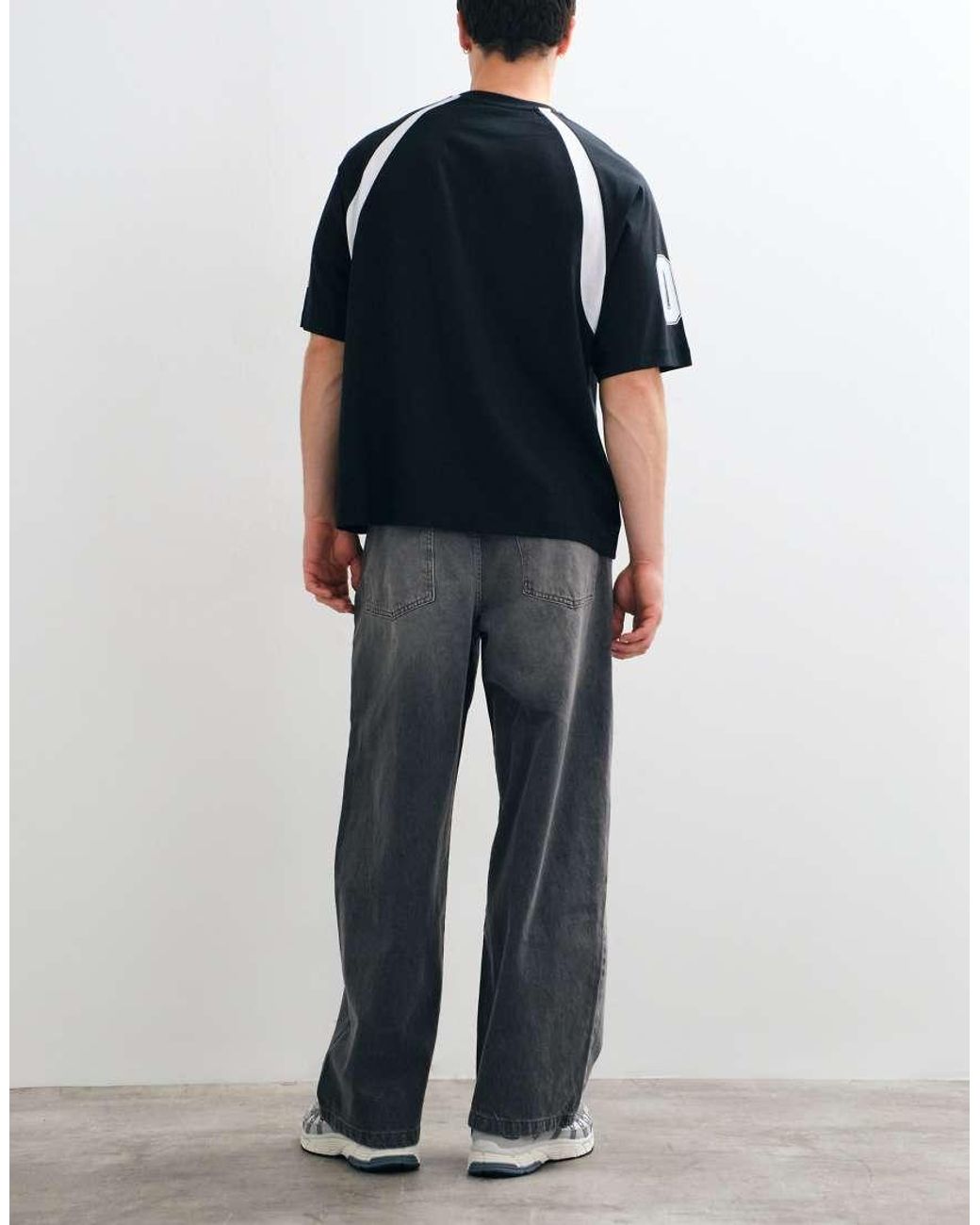 ASOS Blue Barrel Jeans for men