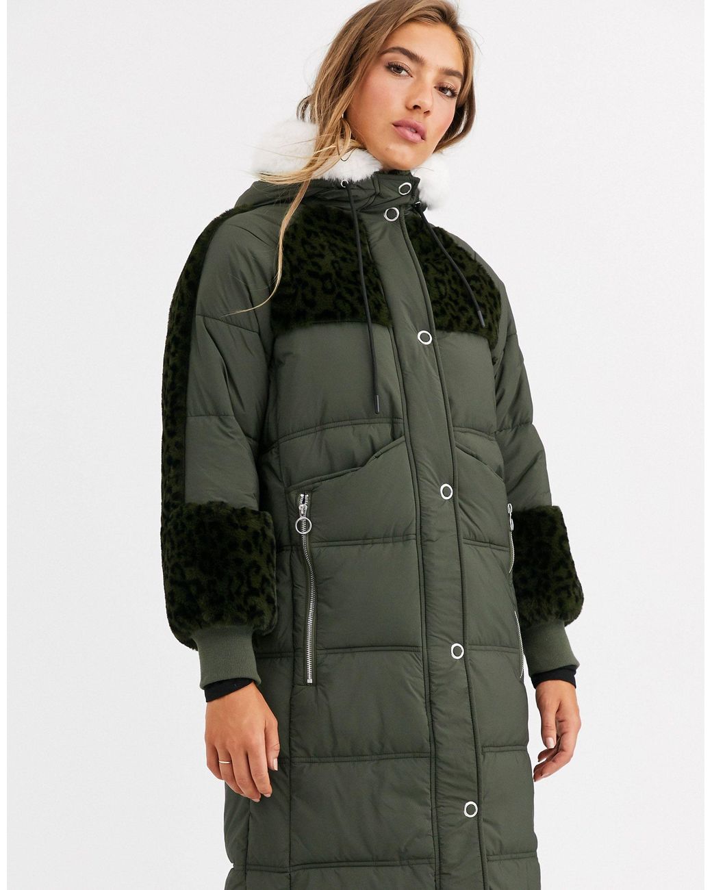 Urbancode Longline Padded Parka With 