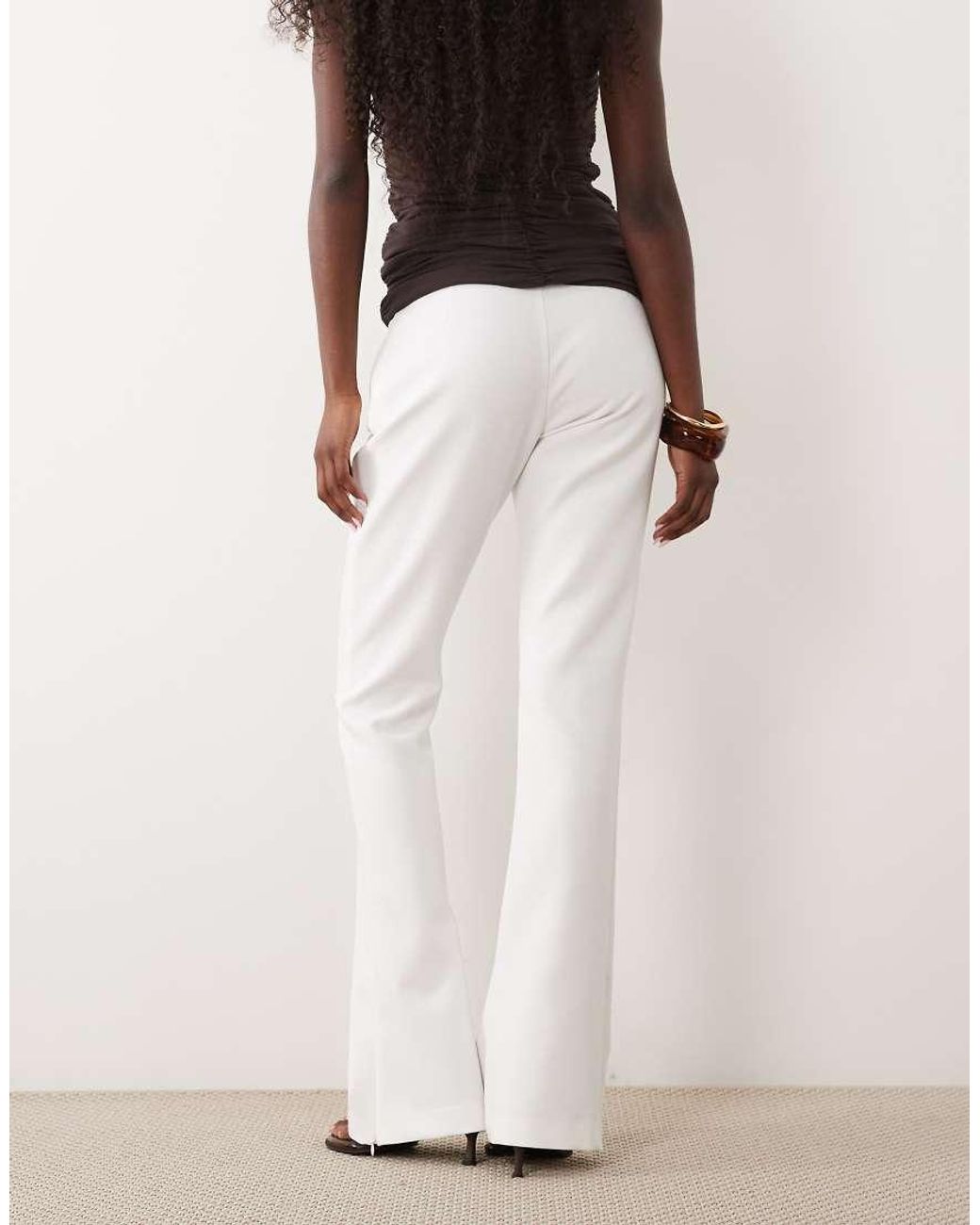 ASOS White Tailored Flared Trouser