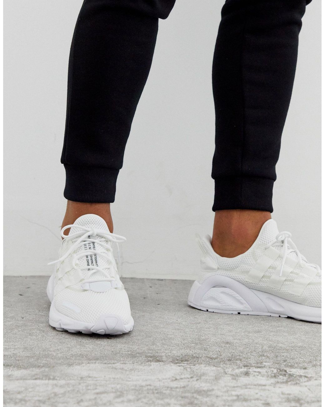 nacimiento Banzai Feudo Zapatillas en triple blanco LXCON Adiprene adidas Originals de hombre de  color Blanco | Lyst
