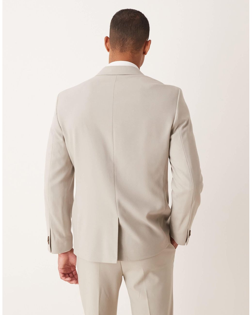 ASOS Gray Slim Suit Jacket for men