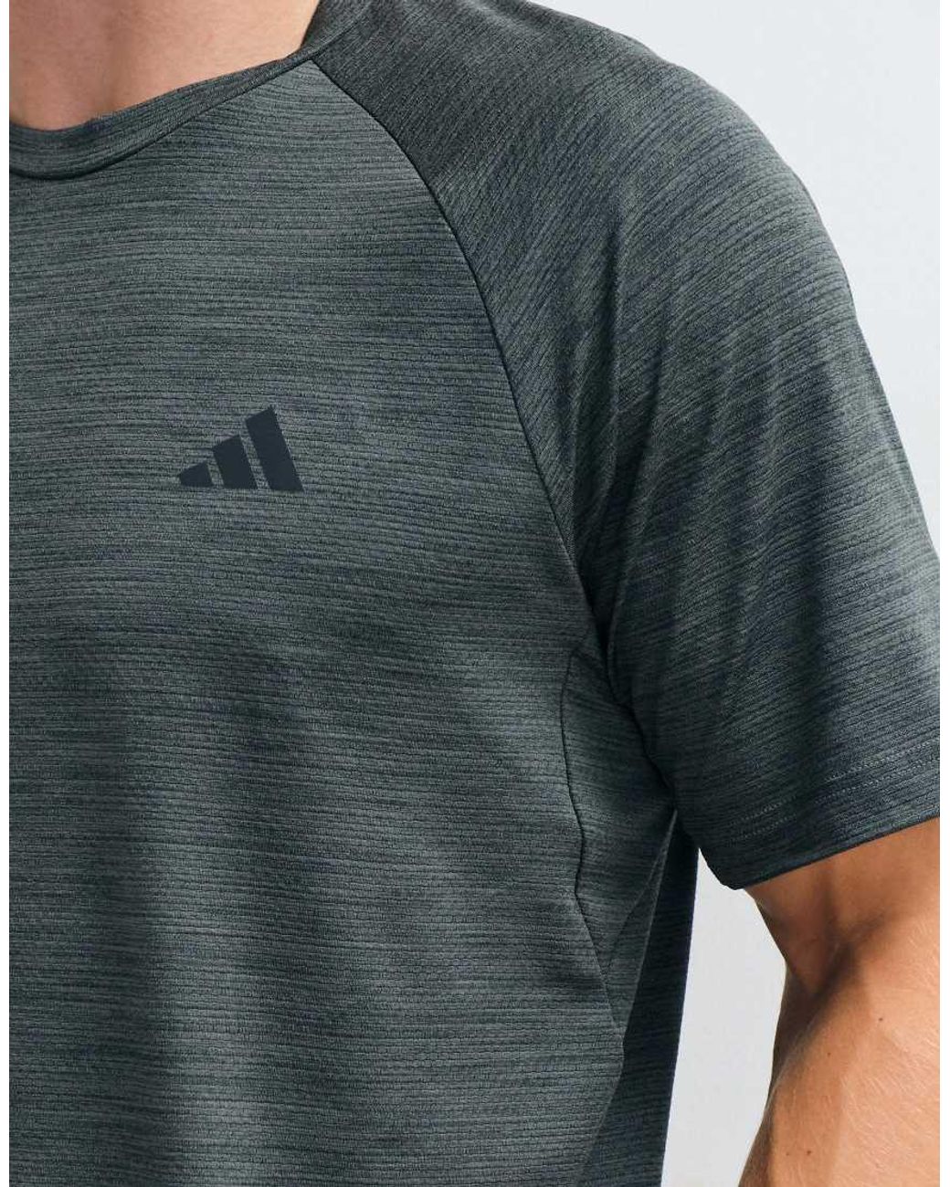 Adidas Originals Blue Adidas Training Tech Essentials T-Shirt for men