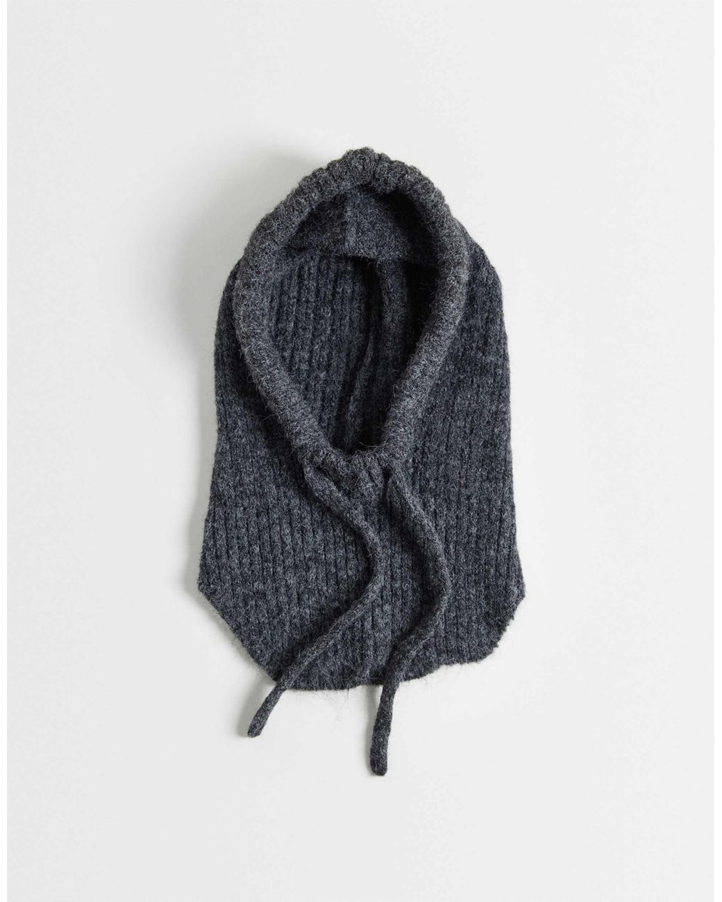 ASOS Blue Gestrickte kapuze