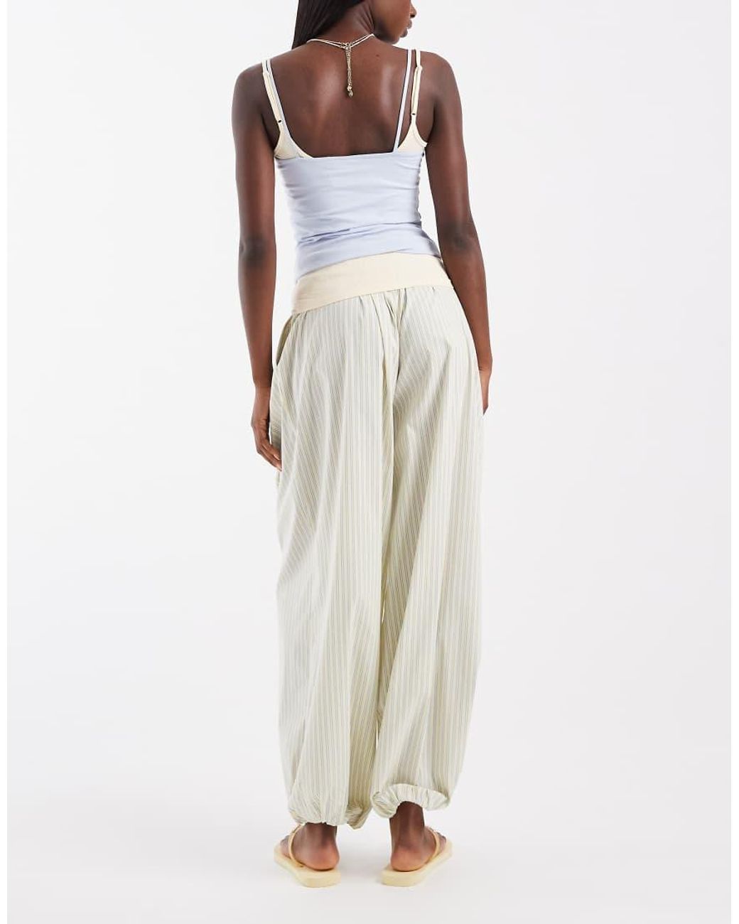 ASOS White Balloon Trouser