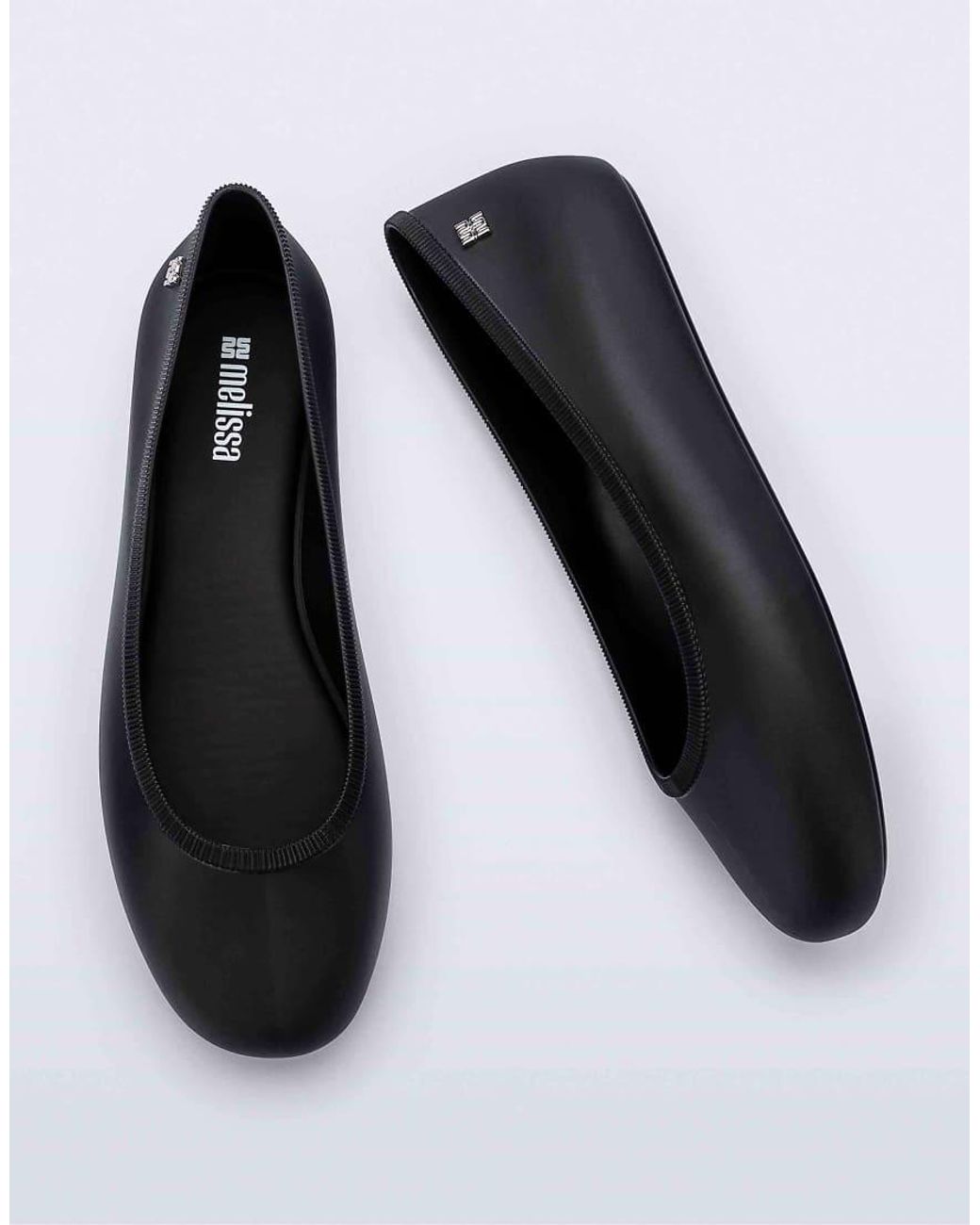 Melissa Black Soft Ballerina Essential Flats