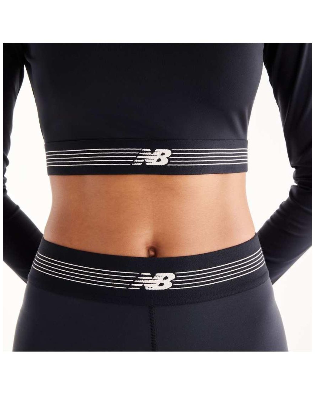 New Balance Blue Ac Fitted Long Sleeve