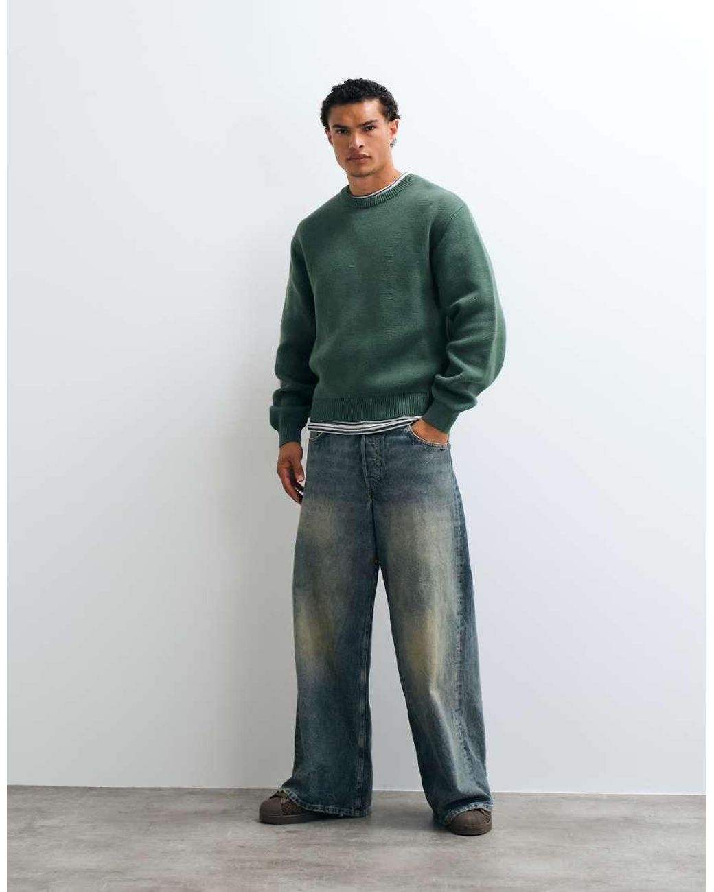 Weekday Green Jumper for men
