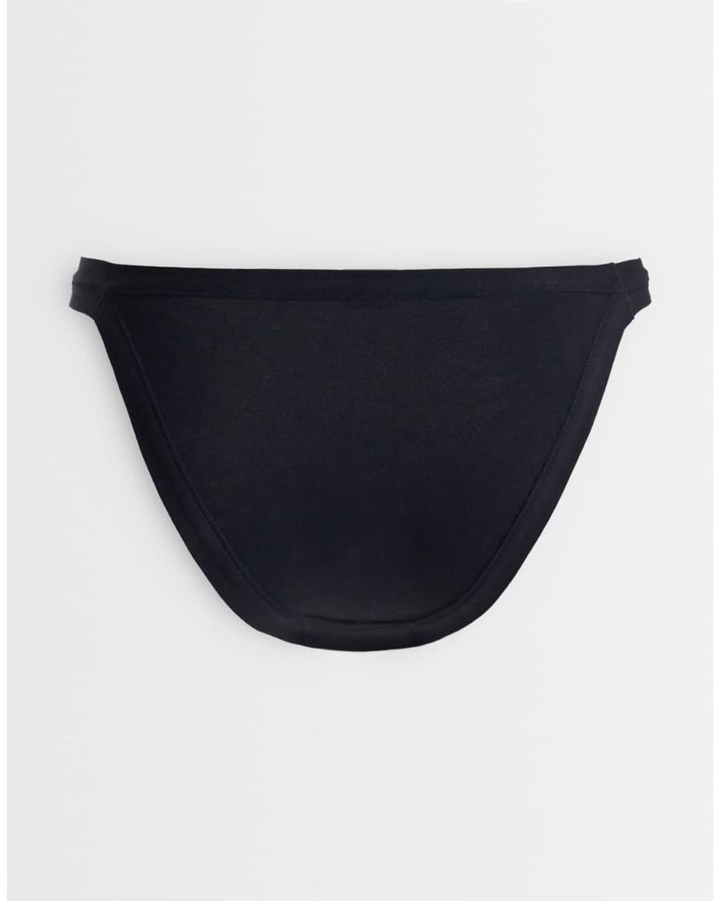 ASOS Black 3 Pack 90's Tanga Brazilian Briefs